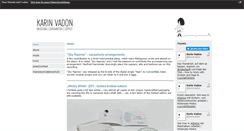 Desktop Screenshot of karinvadon.com